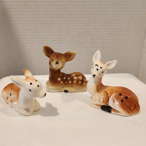 Vintage group of deer/doe/fawns